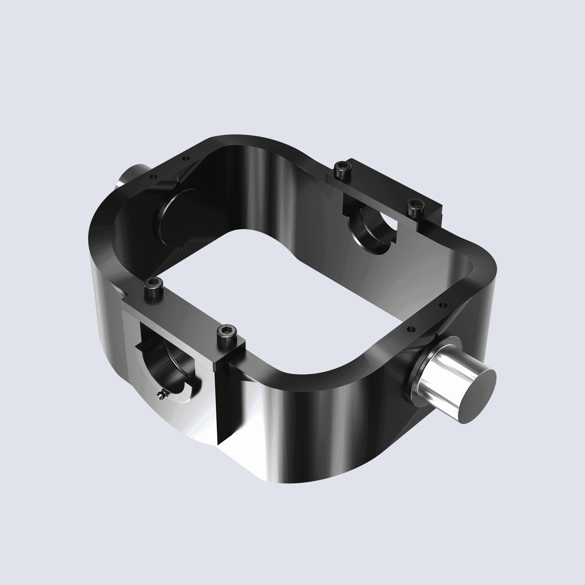 UBS CRADLE W/O MECHANISM - Ø50 x Ø50 x 232 X 400