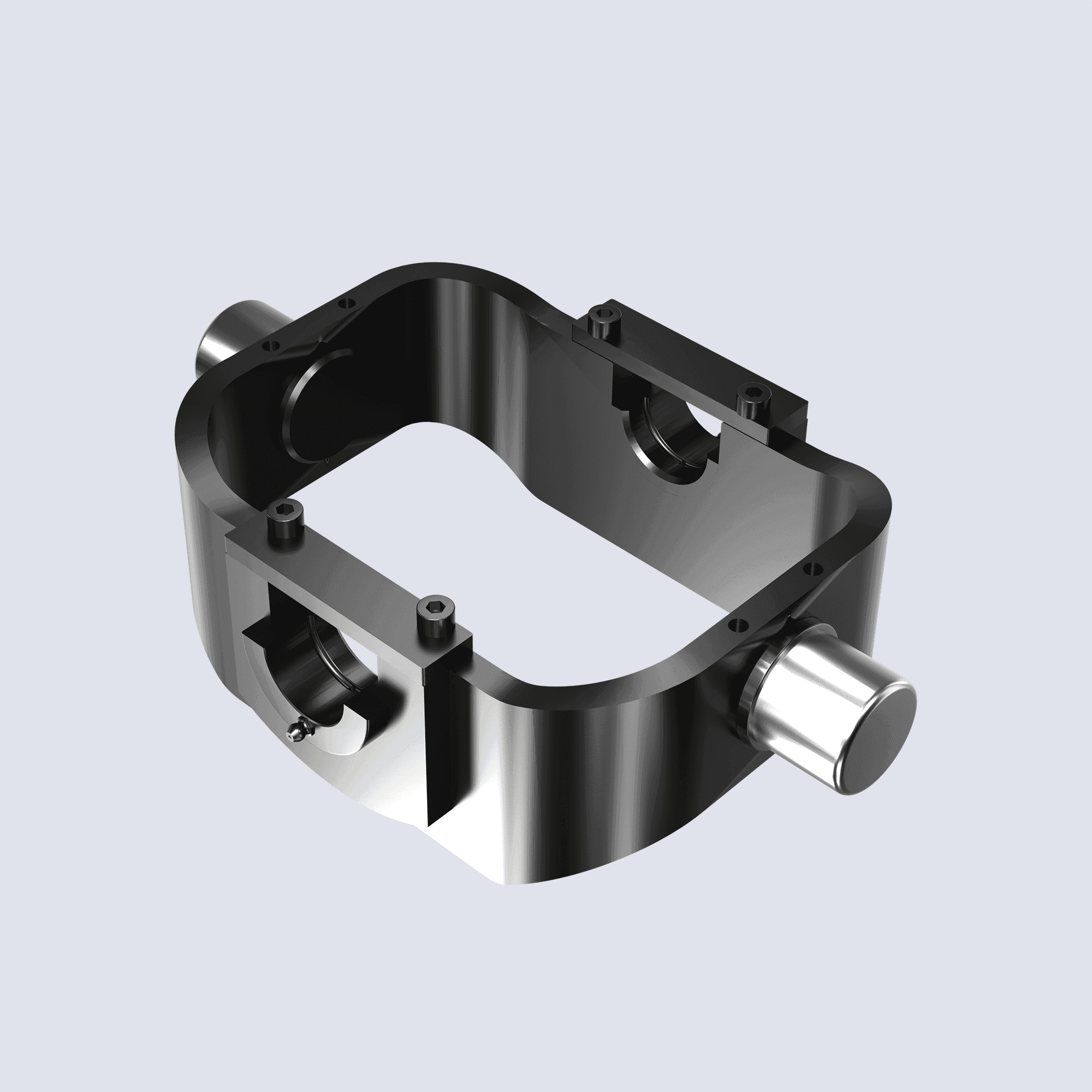 UBS CRADLE W/O MECHANISM - Ø40 x Ø45 x 157 X 254