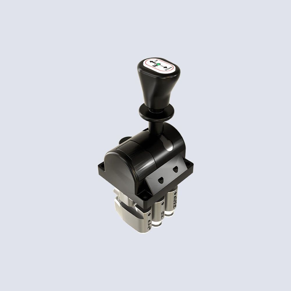 Válvula de Controle de Ar (interruptor de tomada de força de 3 vias sem tomada de força e fenda de tombamento)